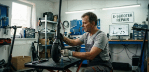 איך לבדוק תקינות צמיגים בקורקינט חשמלי?