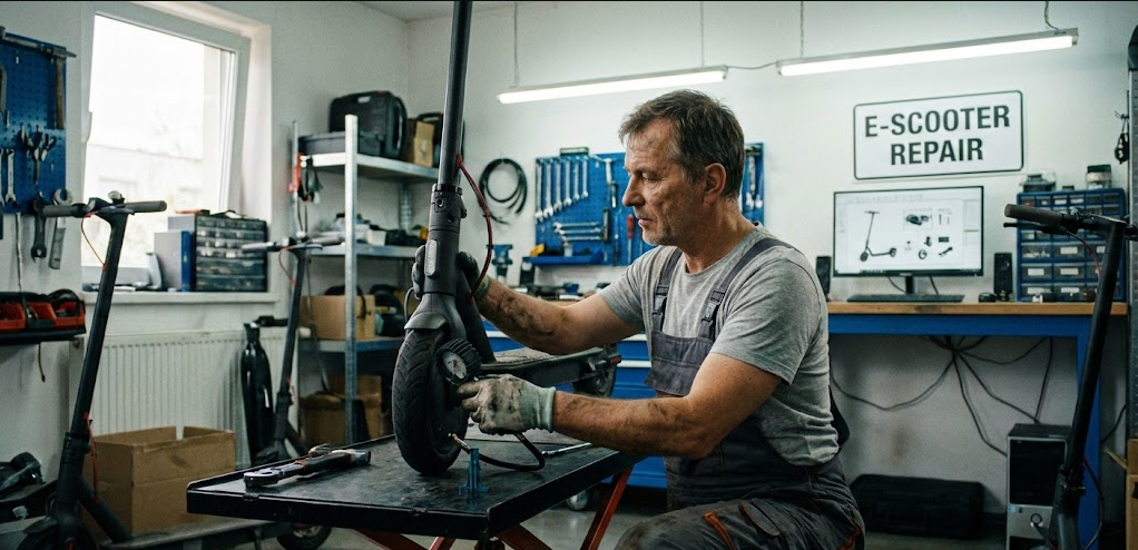 איך לבדוק תקינות צמיגים בקורקינט חשמלי?