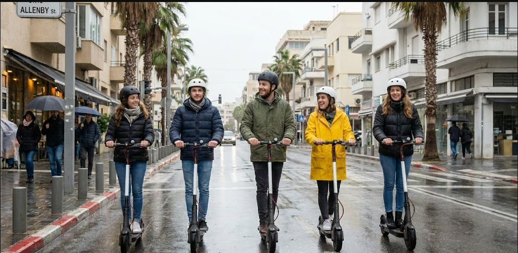 סע לאט: מדריך לנסיעה בטוחה על קורקינט חשמלי בחורף